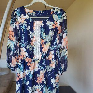 Silky summer dress